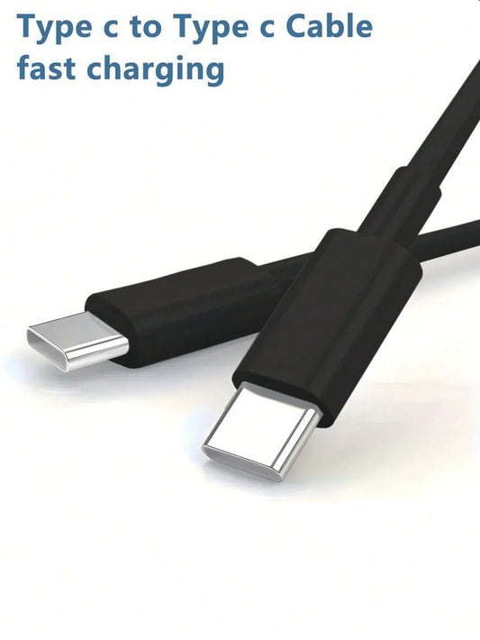 Type C to C Fast Charging Cable Samsung Black(Original)